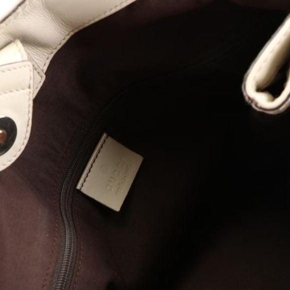 GUCCI SUKEY LOGO CANVAS SUPREME SHOULDER TOTE BAG - Picture 6 of 13